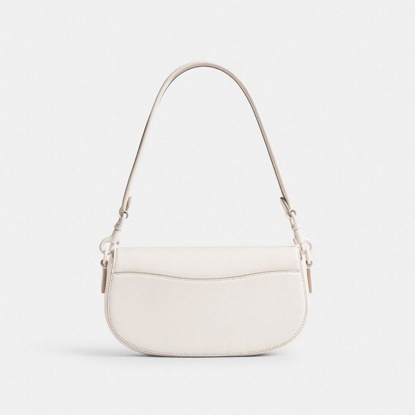 Dámské Kabelka Coach Emmy Saddle 23 Stříbrné | 0896351-CZ