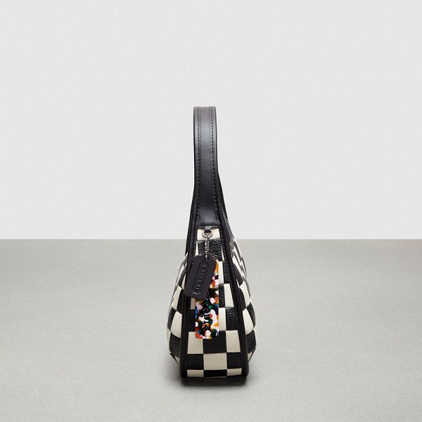 Dámské Kabelka Coach Ergo In Checkerboard Upcrafted Leather Černé | 9506234-CZ
