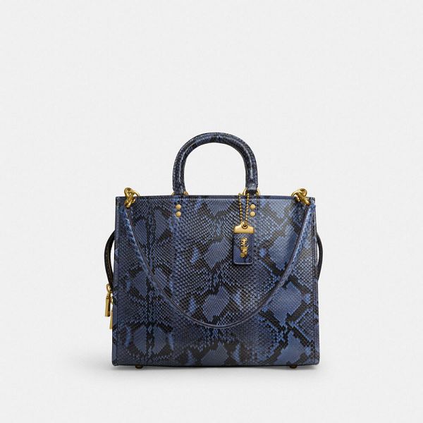 Dámské Kabelka Coach Rogue In Snakeskin Blankyt | 6735280-CZ