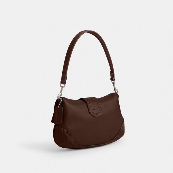 Dámské Kabelka Coach Soho Flap In Regenerative Leather Stříbrné | 8924607-CZ