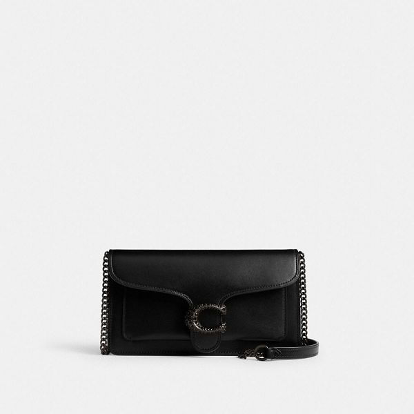 Dámské Kabelka Coach Tabby Chain Clutch Blankyt Šedé Černé | 1068549-CZ