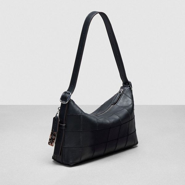 Dámské Kabelka přes Rameno Coach Alterego In Checkerboard Upcrafted Leather Černé | 5829106-CZ