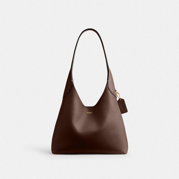 Dámské Kabelka přes Rameno Coach Brooklyn 28 With Charm And Strap Oranžové Hnědé | 5207163-CZ