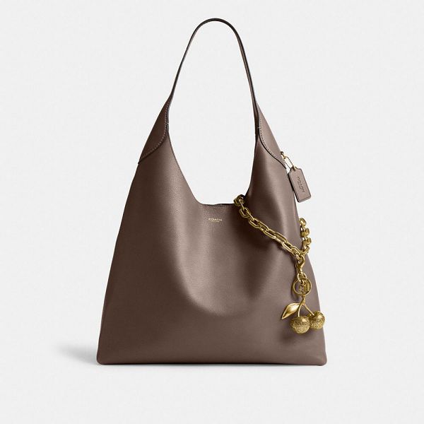 Dámské Kabelka přes Rameno Coach Brooklyn 39 With Charm And Strap Olivy Zelené | 8531042-CZ