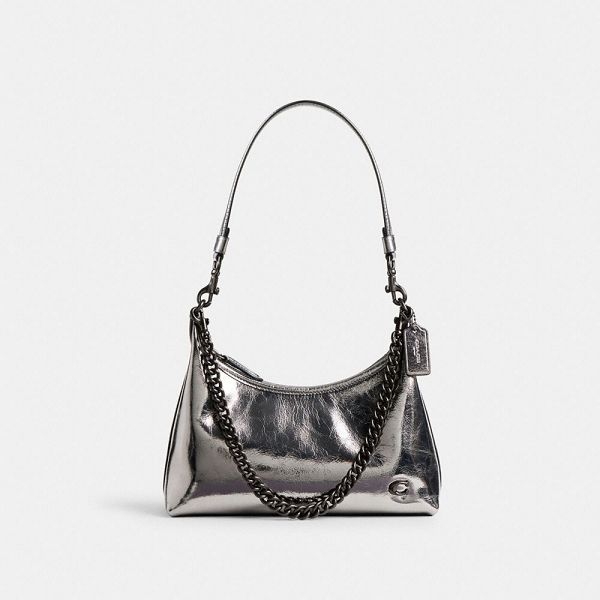 Dámské Kabelka přes Rameno Coach Juliet 25 With Charm And Strap Blankyt Šedé | 1039647-CZ