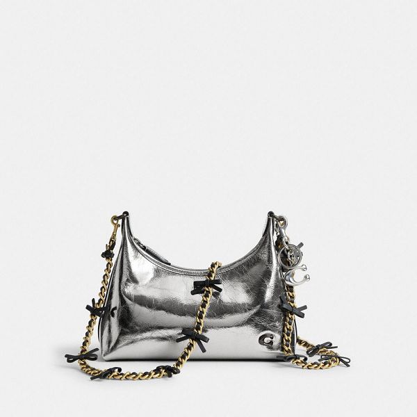 Dámské Kabelka přes Rameno Coach Juliet 25 With Charm And Strap Blankyt Šedé | 1039647-CZ