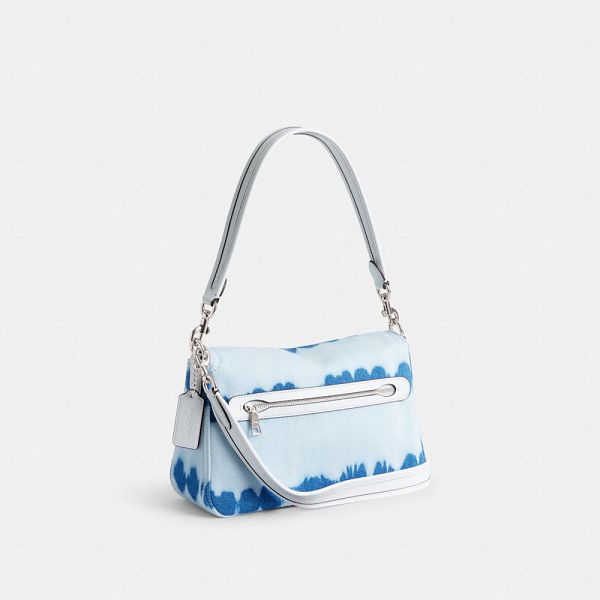 Dámské Kabelka přes Rameno Coach Soft Tabby With Tie Dye Stříbrné Blankyt Viacfarebný | 1258496-CZ