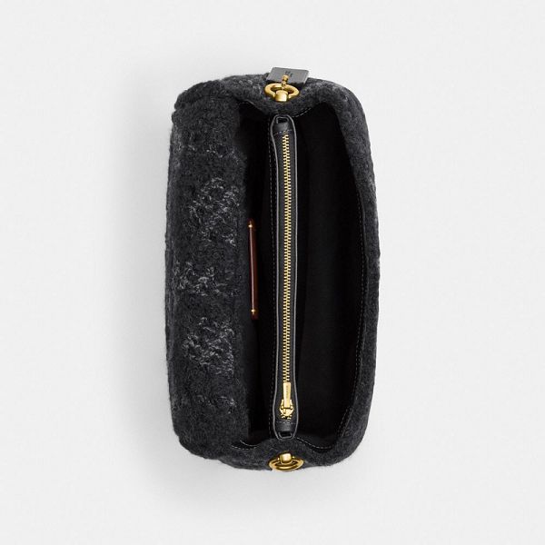 Dámské Kabelka přes Rameno Coach Soft Tabby In Signature Knit Černé Viacfarebný | 0859216-CZ