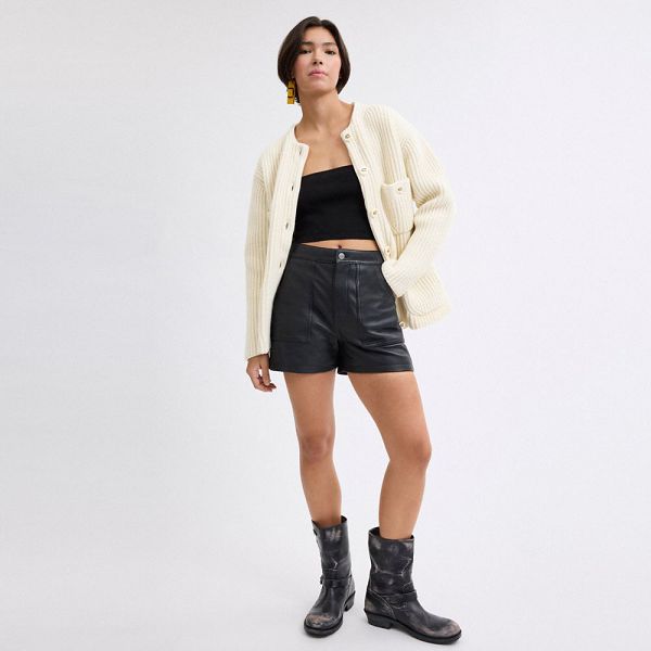 Dámské Kardigan Coach Oversized Pocket Krém | 3492506-CZ