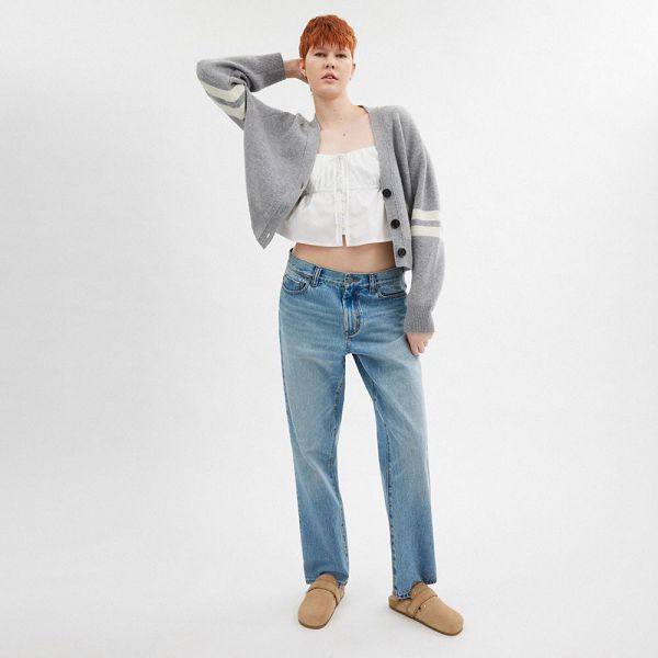 Dámské Kardigan Coach Signature Script Cropped Šedé | 7824905-CZ