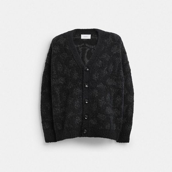 Dámské Kardigan Coach Signature Šedé | 8956173-CZ