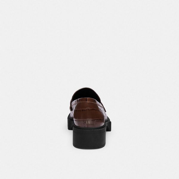 Dámské Loafers Coach Leah Hnědé | 9586213-CZ