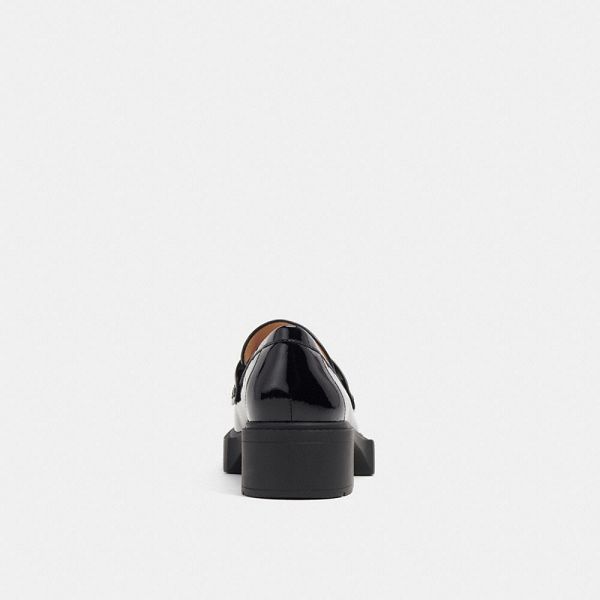 Dámské Loafers Coach Leah Černé | 4736189-CZ