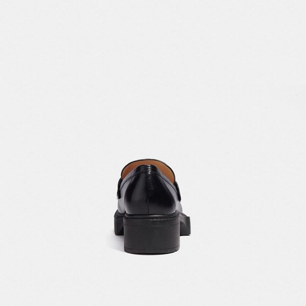 Dámské Loafers Coach Leah Černé | 4932568-CZ