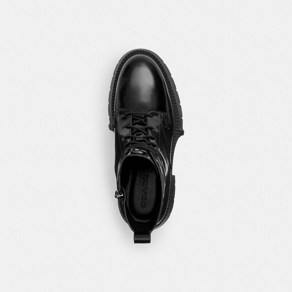 Dámské Nízké Kozačky Coach Avery Platform Černé | 5079382-CZ