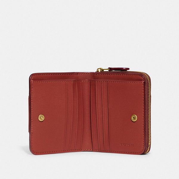 Dámské Peněženka Coach Essential Billfold In Colorblock Signature Canvas Hnědé Červené | 3746829-CZ