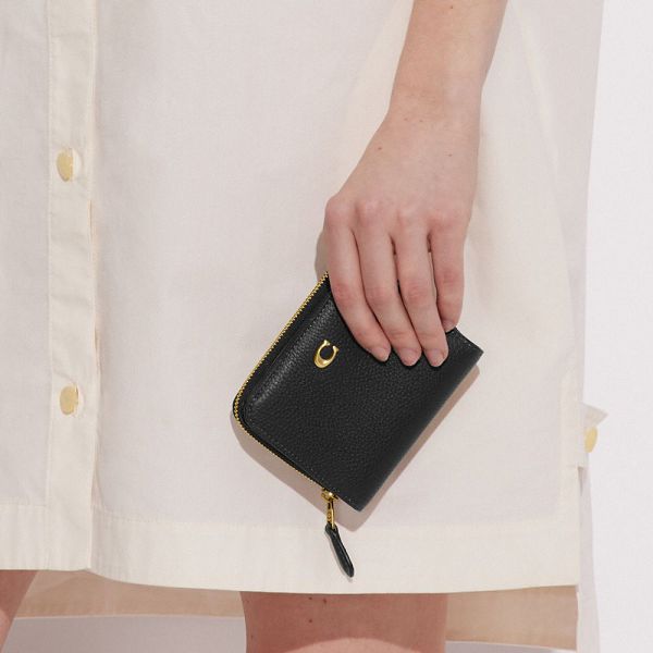 Dámské Peněženka Coach Essential Billfold Černé | 5370612-CZ