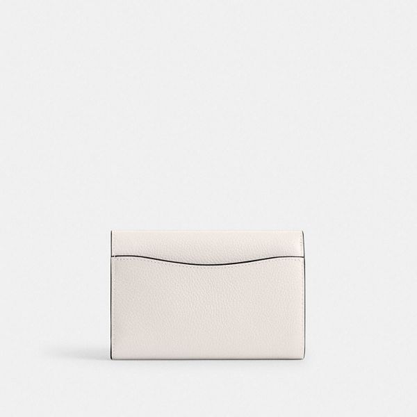 Dámské Peněženka Coach Essential Medium Flap Bílé | 9426538-CZ