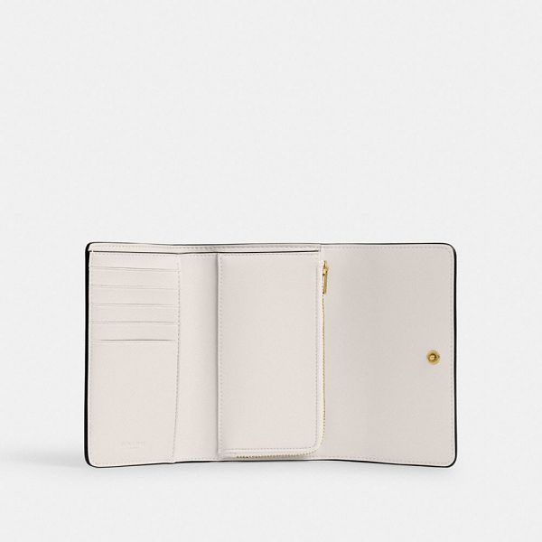 Dámské Peněženka Coach Essential Medium Flap Bílé | 9426538-CZ