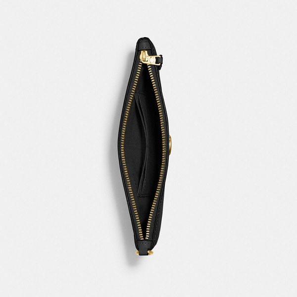 Dámské Peněženka Coach Essential Small Wristlet Černé | 2604198-CZ