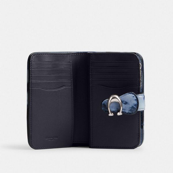 Dámské Peněženka Coach Tabby Medium With Tie Dye Print Stříbrné Tmavě Blankyt | 9285360-CZ