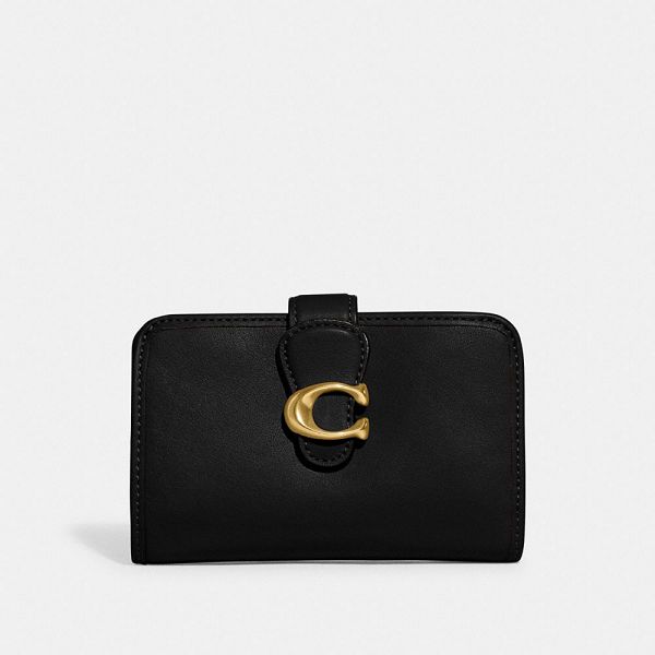 Dámské Peněženka Coach Tabby Medium Černé | 3596148-CZ