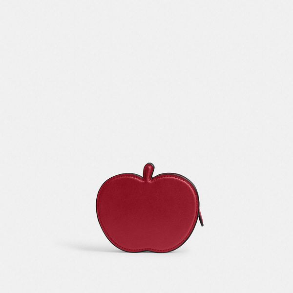 Dámské Peněženky Na Mince Coach Apple Vínové | 3186045-CZ