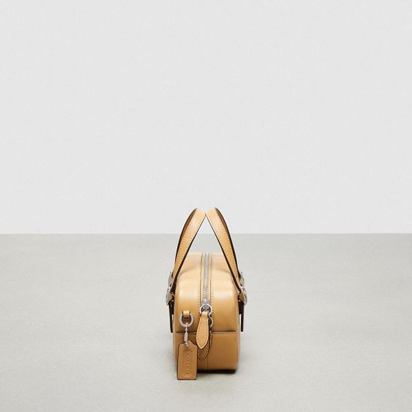 Dámské Podprsenkašny Coach Alterego Mini In Checkerboard Upcrafted Leather With Crossbody Strap Hnědé | 5297160-CZ