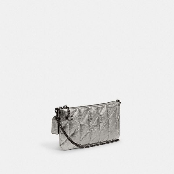 Dámské Pouches Coach Quilting Blankyt Šedé | 8916740-CZ