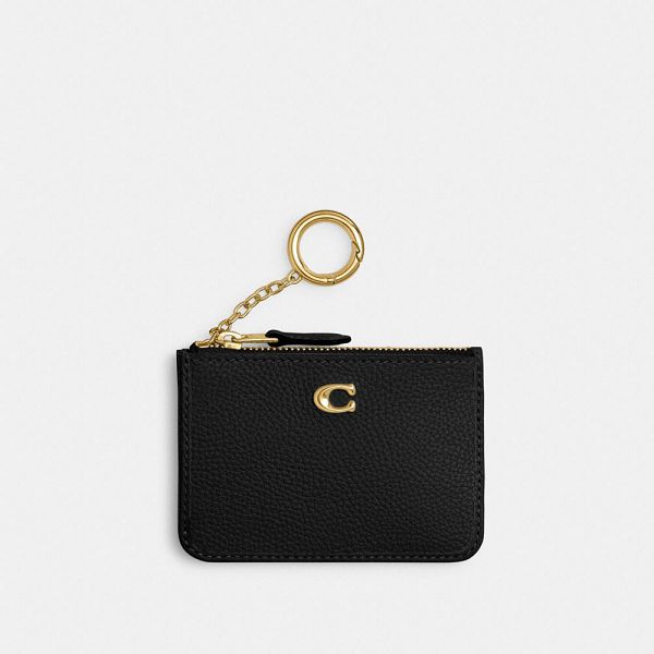 Dámské Pouzdro Na Karty Coach Essential Mini Skinny Id Case Černé | 0954327-CZ