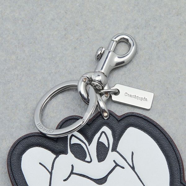 Dámské Příslušenství K Taškám Coach Frog In Upcrafted Leather Černé | 3649812-CZ