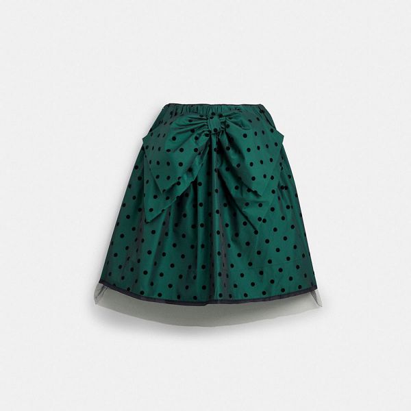 Dámské Sukně Coach Flocked Taffeta Zelene | 0298453-CZ