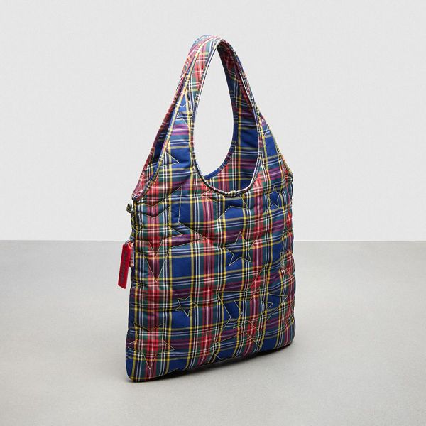 Dámské Tote Coach Loop Flat With Plaid Star Quilting Viacfarebný | 2907186-CZ