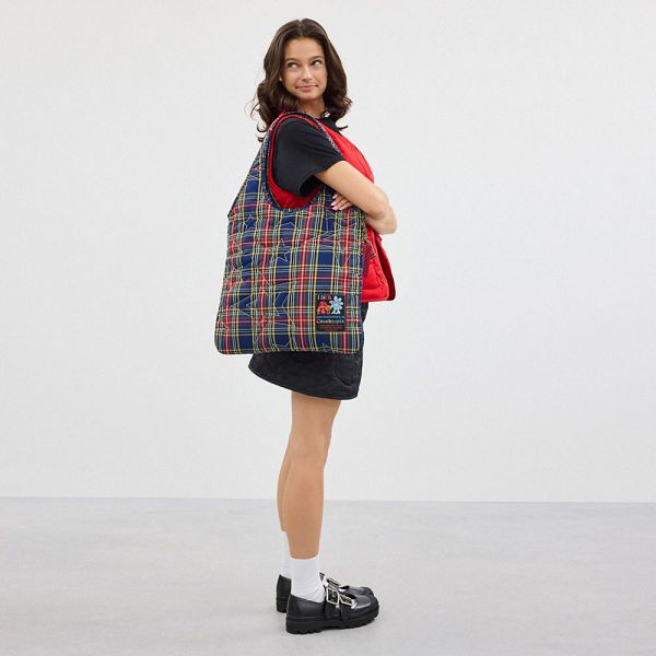 Dámské Tote Coach Loop Flat With Plaid Star Quilting Viacfarebný | 2907186-CZ