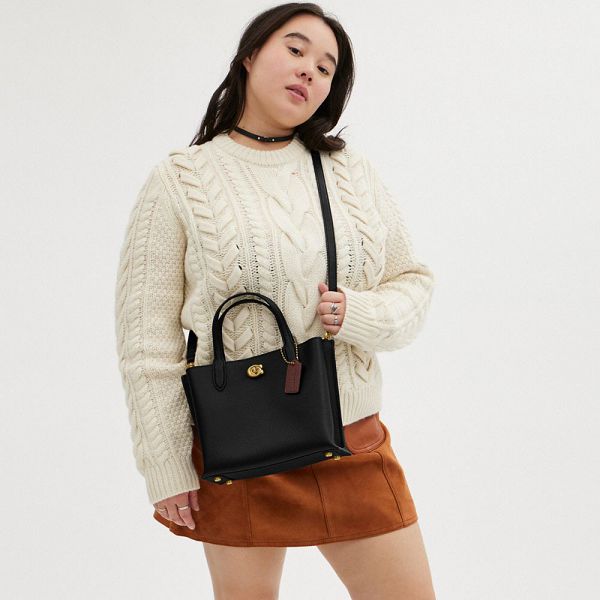 Dámské Tote Coach Willow 24 Černé | 9804165-CZ
