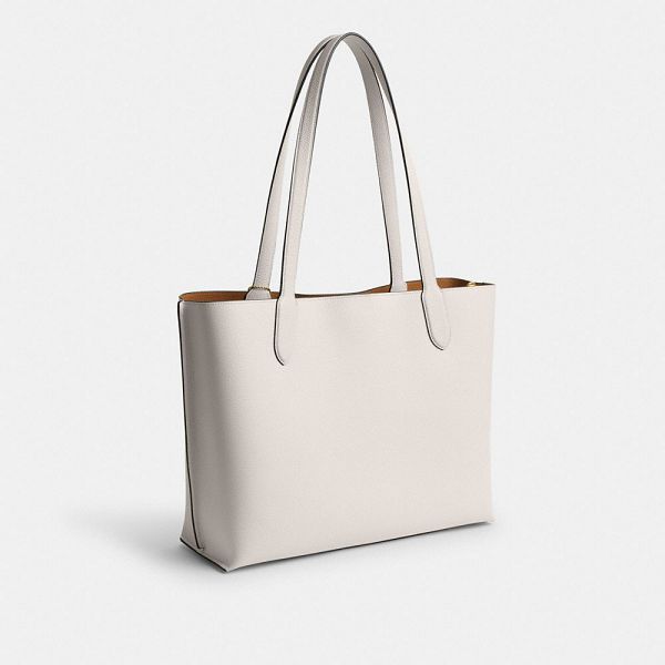 Dámské Tote Coach Willow Work Tote 38 Bílé | 3429875-CZ