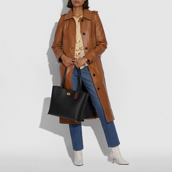 Dámské Tote Coach Willow Černé | 1867053-CZ