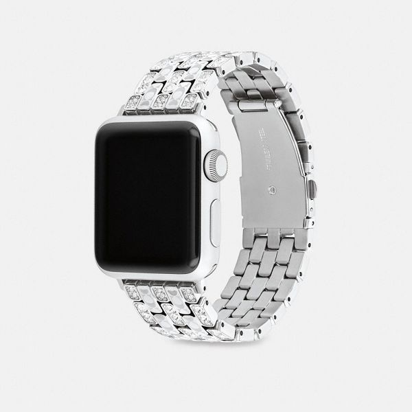 Dámské Watch Strap Coach Apple 38 Mm 40 Mm And 41 Mm Šedé | 1469583-CZ