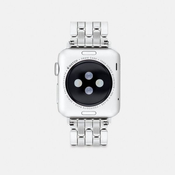 Dámské Watch Strap Coach Apple 38 Mm 40 Mm And 41 Mm Šedé | 1469583-CZ