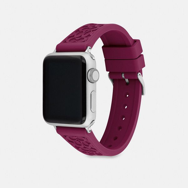 Dámské Watch Strap Coach Apple 38 Mm 40 Mm And 41 Mm Fialové | 3796852-CZ