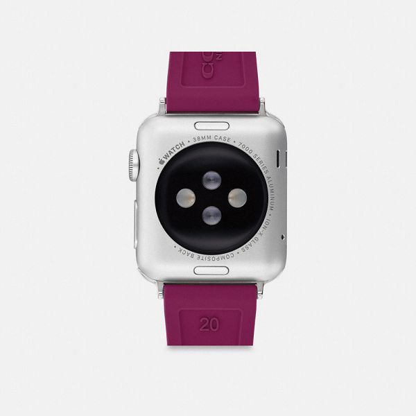 Dámské Watch Strap Coach Apple 38 Mm 40 Mm And 41 Mm Fialové | 3796852-CZ