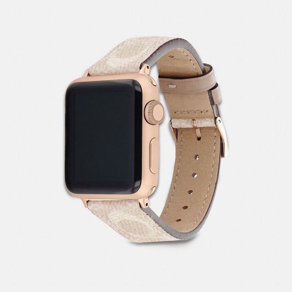 Dámské Watch Strap Coach Apple 38 Mm And 40 Mm Hnědé | 4179836-CZ