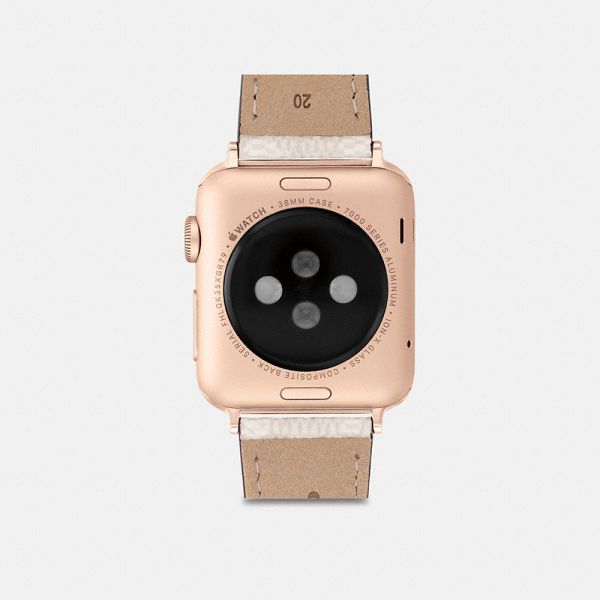 Dámské Watch Strap Coach Apple 38 Mm And 40 Mm Hnědé | 4179836-CZ