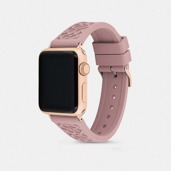 Dámské Watch Strap Coach Apple 38 Mm And 40 Mm Růžové | 3021657-CZ