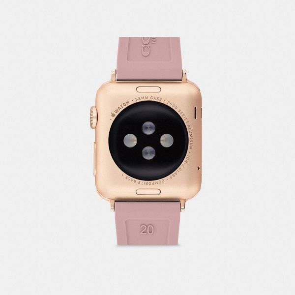 Dámské Watch Strap Coach Apple 38 Mm And 40 Mm Růžové | 3021657-CZ