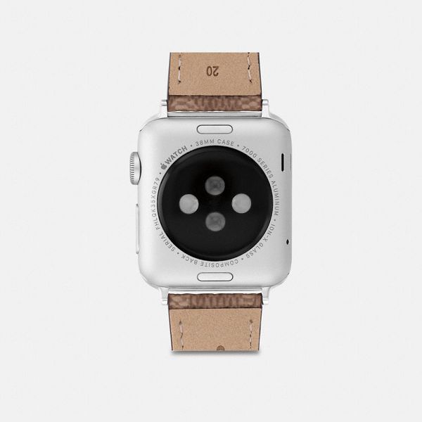 Dámské Watch Strap Coach Apple 38 Mm And 40 Mm Hnědé | 5384069-CZ
