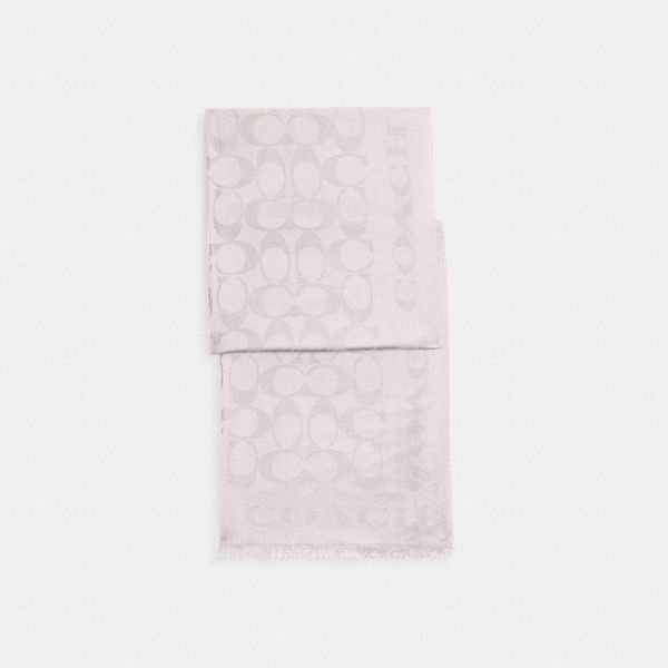 Dámské Šátek Coach Signature Stole Růžové | 5740691-CZ
