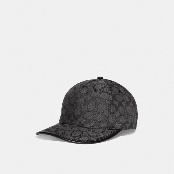 Pánské Baseball Caps Coach Signature Jacquard Šedé | 5208691-CZ