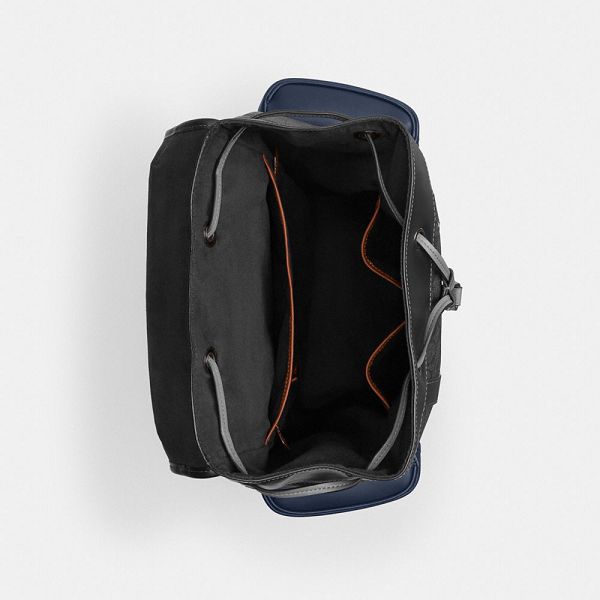 Pánské Batoh Coach Hitch In Blocked Signature Canvas Černé | 0269837-CZ
