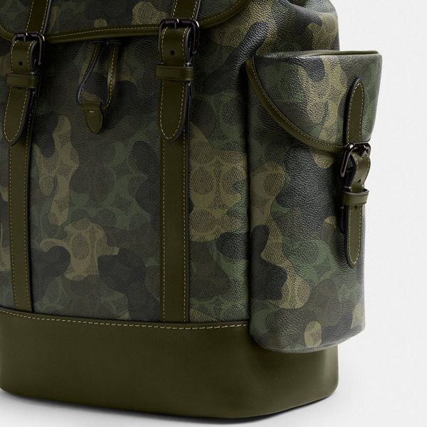 Pánské Batoh Coach Hitch In Signature Camo Print Maskáčové | 2916083-CZ
